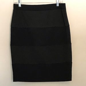 Elle Black Midi Skirt, Size Small